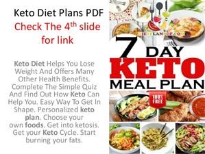 Keto Diet 7 Day Meal Plan